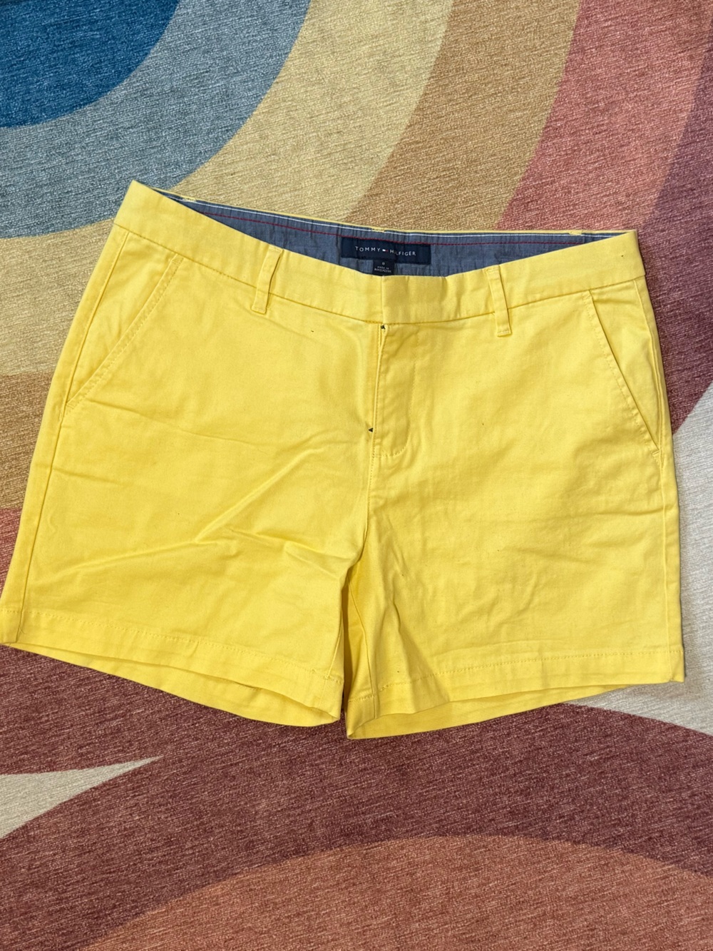 Tommy Hilfiger Women's Yellow Chino Shorts